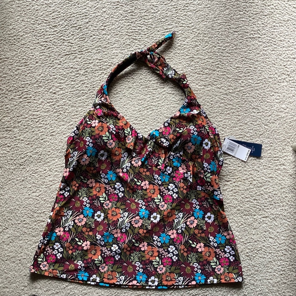 Aqua Couture 1x Wildflowers Ruffle Tankini